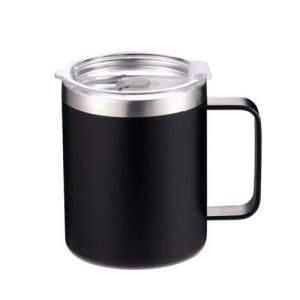 Double wall insulated coffee mug with handle