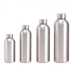 Double wall vacuum insulated stainless steel water bottle