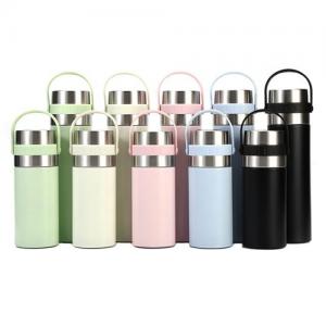 Stainless Steel Thermo Bottles for Hot and Cold drink coffee water thermo flask with cup