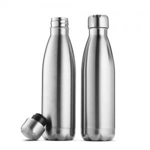 Stainless steel leak proof cola shape water bottle