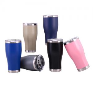 Stainless steel double wall vacuum travel tumbler