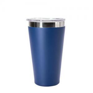 16oz stainless steel vacuum insulated double wall travel tumbler with lid