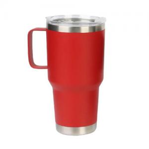 20oz double wall vacuum insulated stainless steel tumbler with handle